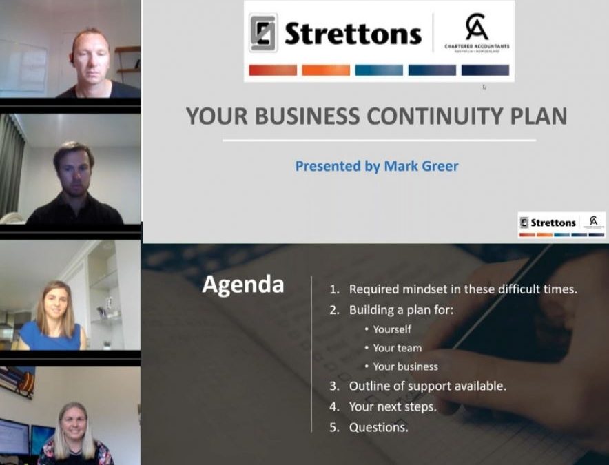 Strettons Webinar – Your Business Continuity Plan